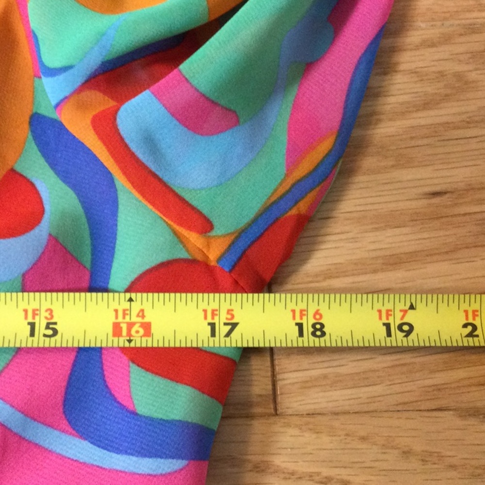 M Colorful Boho Ruffle Dress - Picture 11 of 16